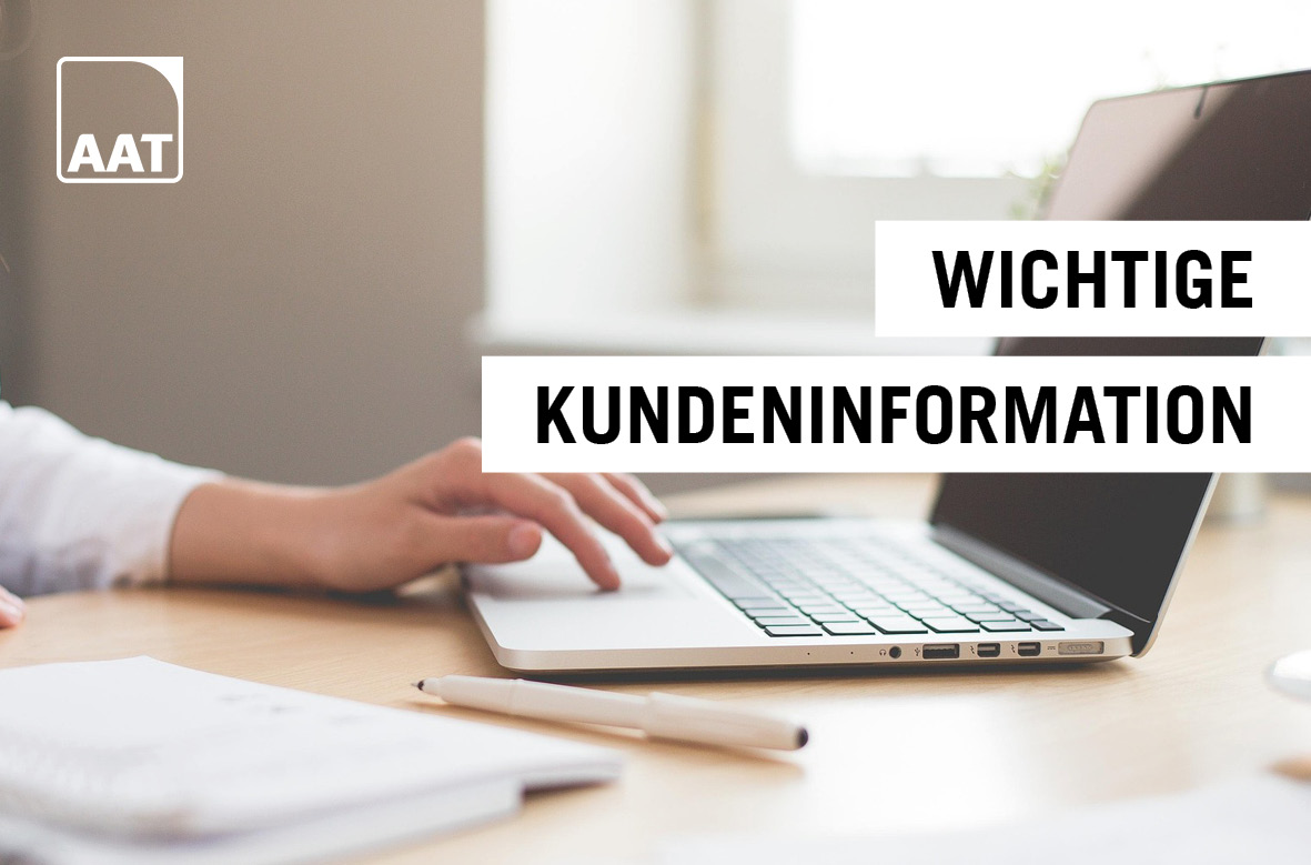 Wichtige Kundeninformation - BATEC-Zuggeräte: Vertrieb in Deutschland nicht mehr über AAT