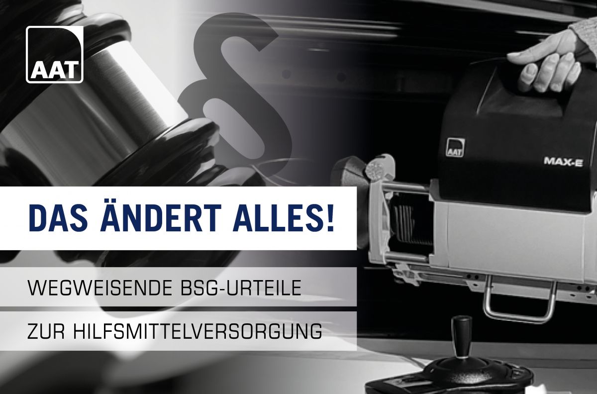 Das Bild zeigt einen älteren Mann im Rollstuhl, der von einer jungen Frau geschoben wird. Am Rollstuhl befindet sich eine Schiebhilfe für Rollstühle V-MAX mini, welche die Frau beim Schieben unterstützt.