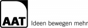 Das Bild zeigt das AAT Logo in Schwarz/Weiß